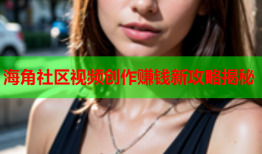 海角社区视频创作赚钱新攻略揭秘