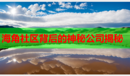 海角社区背后的神秘公司揭秘